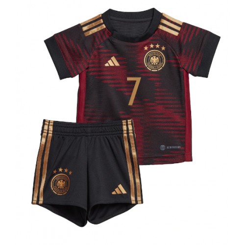 Maillot de foot Allemagne Kai Havertz #7 Extérieur enfant Monde 2022 Manches Courte (+ pantalon court)